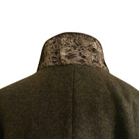 Schumacher manteau de gris foncé en forme d'oeuf