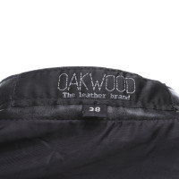 Oakwood Rock aus Leder in Schwarz