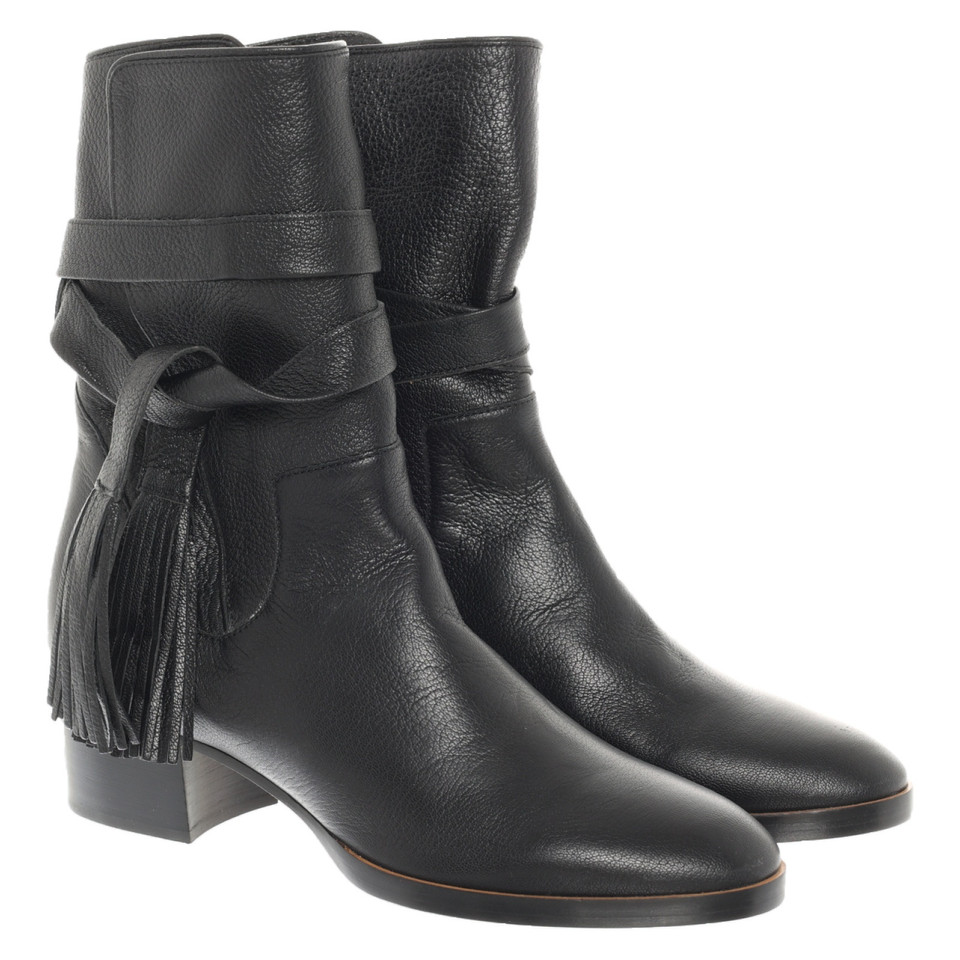 Chloé Boots Leather in Black