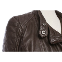 Comptoir Des Cotonniers Jacket/Coat Leather in Brown