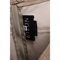 Utzon Trousers Leather in Beige