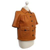 See By Chloé Leather jacket in ocher