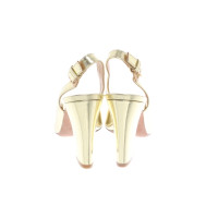 Deimille Sandals Leather in Gold