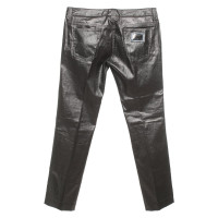 D&G Trousers Cotton in Silvery