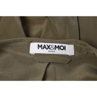Max & Moi Kleid aus Seide in Khaki