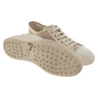 Tod's sneakers in camoscio in beige