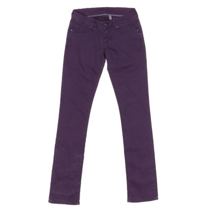 Guess Trousers Cotton in Violet