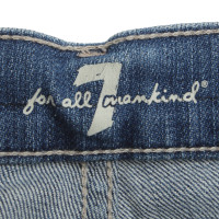 7 For All Mankind Short jeans bleu