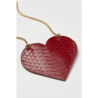 H&M (Designers Collection For H&M) Handtas Leer in Rood