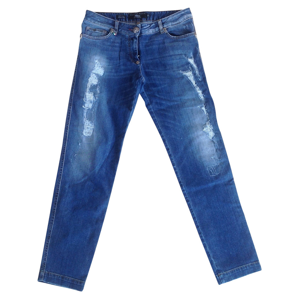 Philipp Plein Jeans im Used-Look