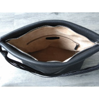 The Row Handtasche aus Leder in Schwarz