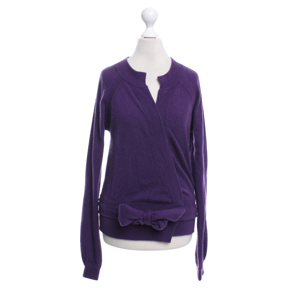 Allude Cardigan in violet