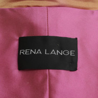 Rena Lange manteau en soie avec broderie