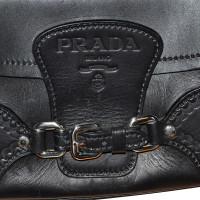 Prada black leather bag