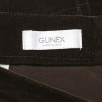 Gunex velvet skirt in brown