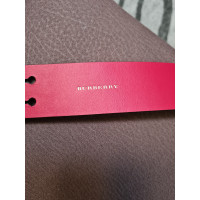 Burberry Belt Leather in Red