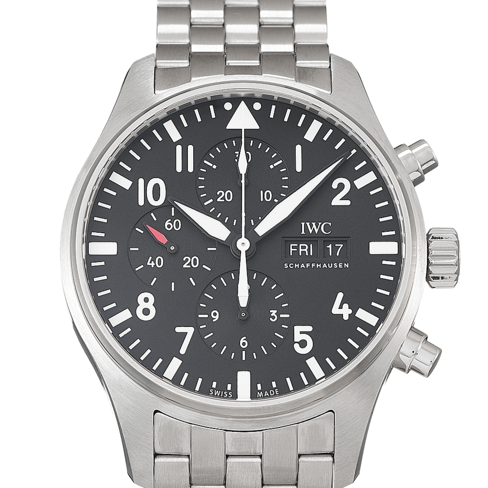 Iwc Pilot's Watch Chronograph Automatic in Acciaio