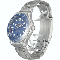 Omega Seamaster Diver 300M Co-Axial Master Chronometer aus Stahl