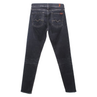 7 For All Mankind Skinny Jeans in Dunkelgrau