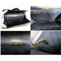 Cartier Handbag Leather in Blue