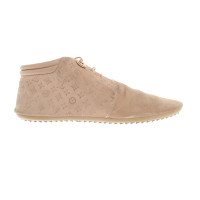 Louis Vuitton Lace-up shoes Leather in Nude