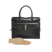 Yves Saint Laurent Handtas Leer in Blauw