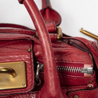 Chloé Paddington Bag aus Leder in Rot