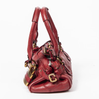 Chloé Paddington Bag aus Leder in Rot