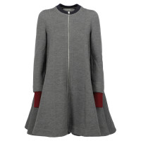 Dior Jacke/Mantel aus Wolle in Grau