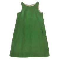 S Max Mara Dress Linen in Green