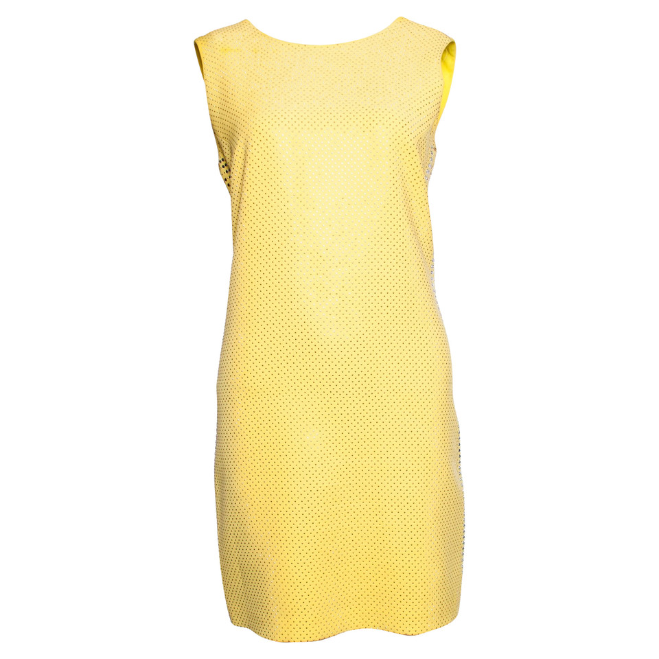 Versace For H&M Kleid aus Seide in Gelb