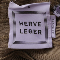 Hervé Léger abito color kaki
