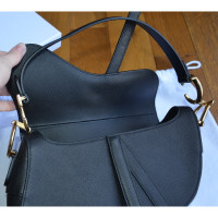 Dior Saddle Bag Leather in Black