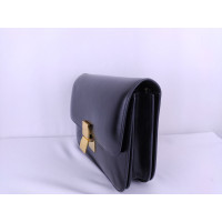 Céline Box Bag Leather in Black