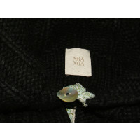 Noa Noa Jacke/Mantel aus Wolle in Schwarz