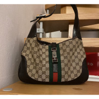 Gucci Jackie Bag Canvas in Bruin