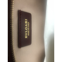 Bulgari Bag/Purse Leather in Bordeaux