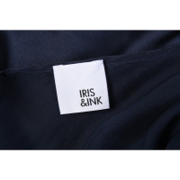 Iris & Ink Vestito in Seta in Blu