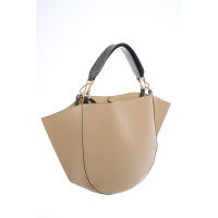 Wandler Mia Tote Leather in Beige