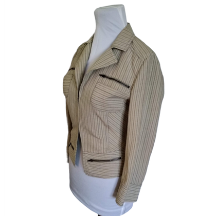 Max & Co Giacca/Cappotto in Lino in Beige