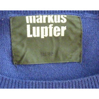 Markus Lupfer Oberteil aus Wolle in Blau