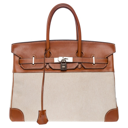 Hermès Birkin Bag 35 in Tela in Beige
