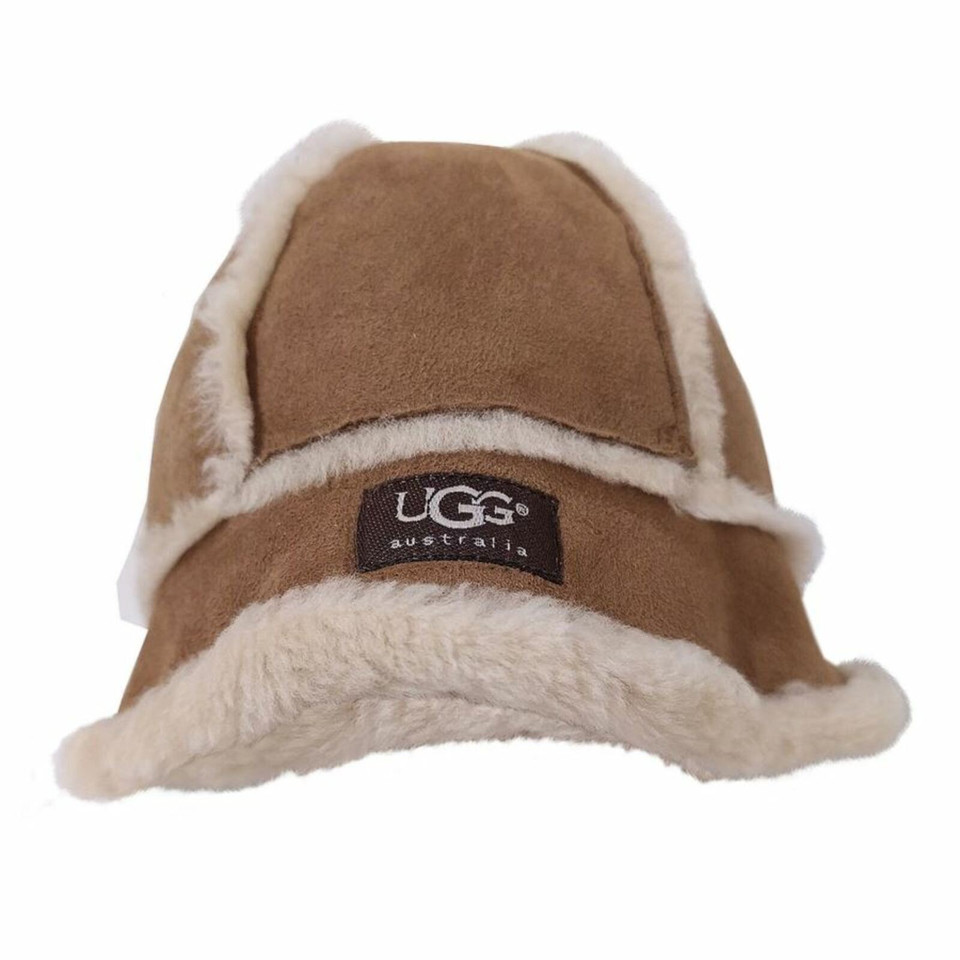Ugg Australia Hut/Mütze aus Wildleder in Beige