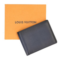 Louis Vuitton Täschchen/Portemonnaie aus Leder in Blau