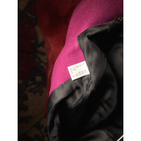 Alberta Ferretti Jacket/Coat Wool in Fuchsia