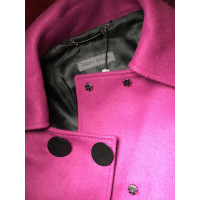 Alberta Ferretti Jacket/Coat Wool in Fuchsia