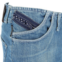 Armani Jeans Jupe en jean en bleu