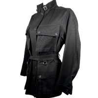 Gucci Jacke/Mantel aus Baumwolle in Schwarz