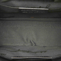 Salvatore Ferragamo Shoulder bag Silk in Black