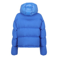 Moncler Jas/Mantel Wol in Blauw